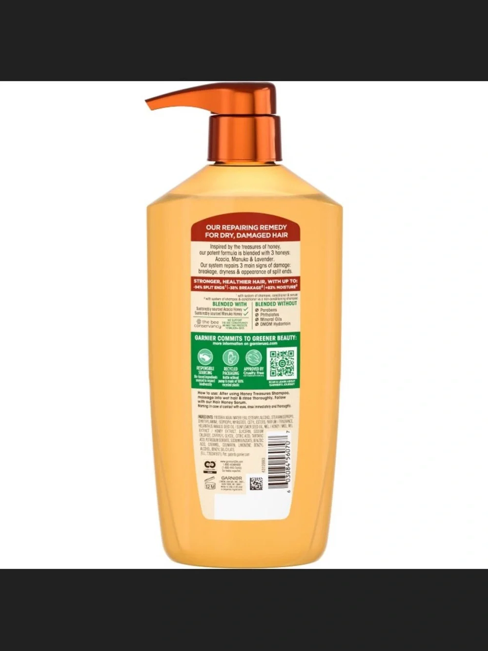 Garnier Whole Blends Honey Treasures Repairing Conditioner - Jumbo 26.6oz